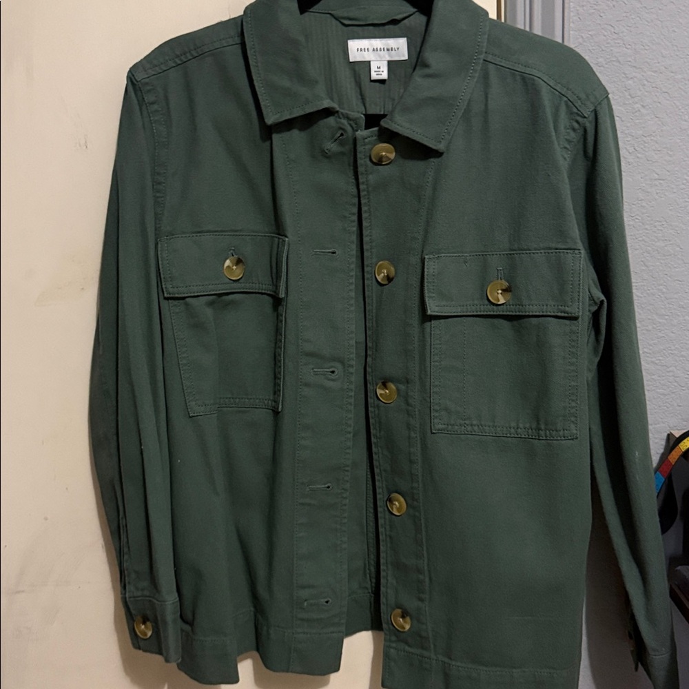 Free Assembly Women’s Surplus Shirt Jacket